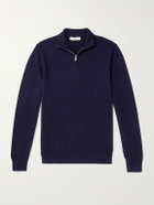 Mr P. - James Cashmere Half-Zip Sweater - Blue