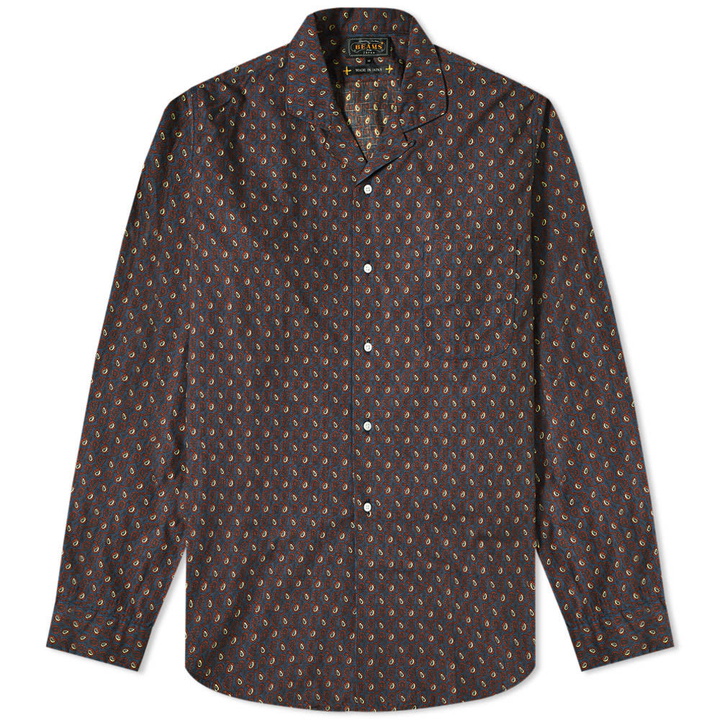 Photo: Beams Plus Classic Fit Paisley Dobby Shirt