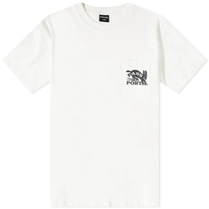 Photo: Pass~Port Men's Mule Pocket T-Shirt in White