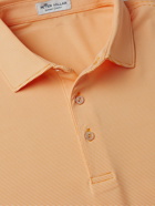 Peter Millar - Jubilee Striped Tech-Jersey Golf Polo Shirt - Orange