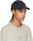 MM6 Maison Margiela Black Baseball Cap