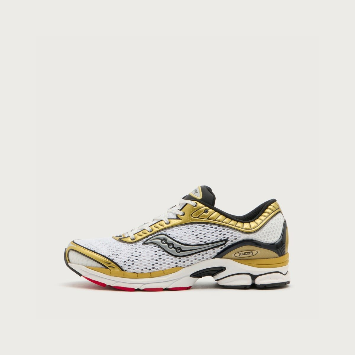 Saucony Men's Progrid Paramount Sneaker in White/Gold