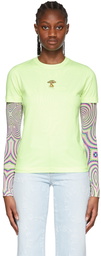 Stella McCartney Yellow Cotton T-shirt