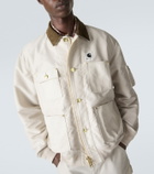 Sacai x Carhartt corduroy-trimmed blouson jacket