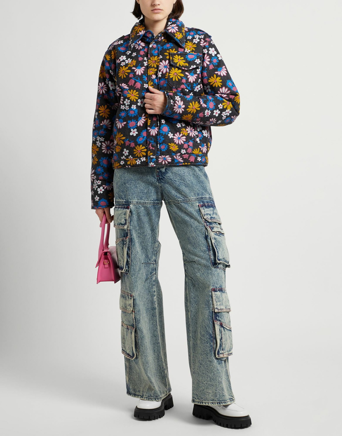 Erl Womens Denim outerwear in Black