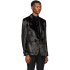 Paul Smith Black Crushed Velvet Blazer