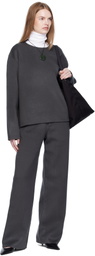 Arch The Gray Handmade Wool Cashmere Trousers