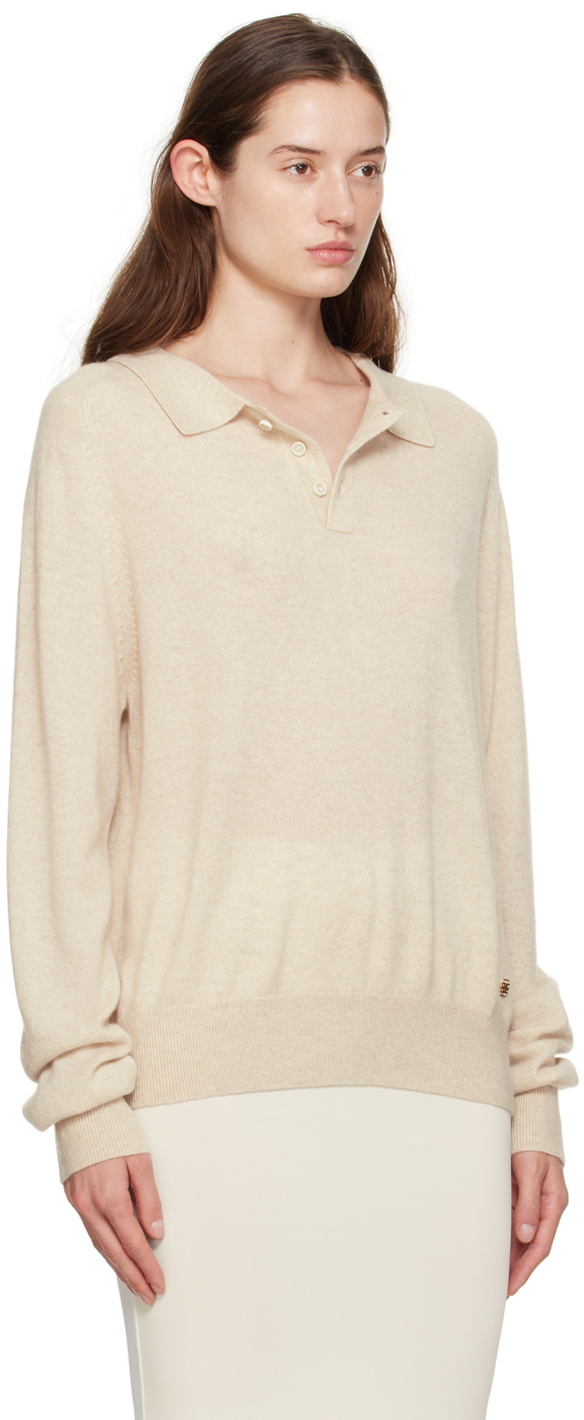 ÉTERNE Off-White Brady Sweater