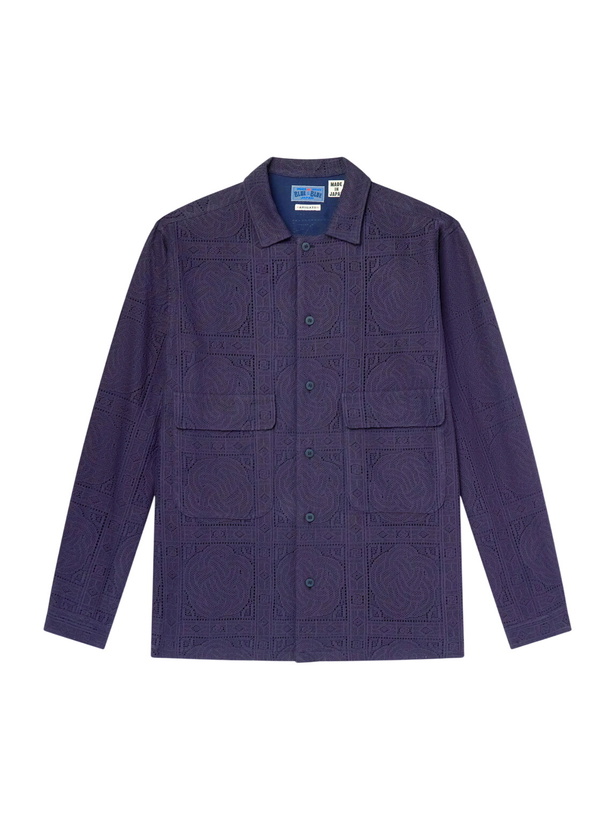 Photo: Blue Blue Japan - Cotton-Blend Shirt - Blue