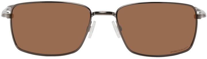 Photo: Oakley Gunmetal & Brown Square Wire Sunglasses