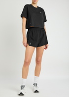 ON Train-t Logo Cropped Jersey T-shirt Black