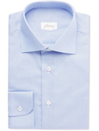 Brioni - Textured-Cotton Shirt - Blue