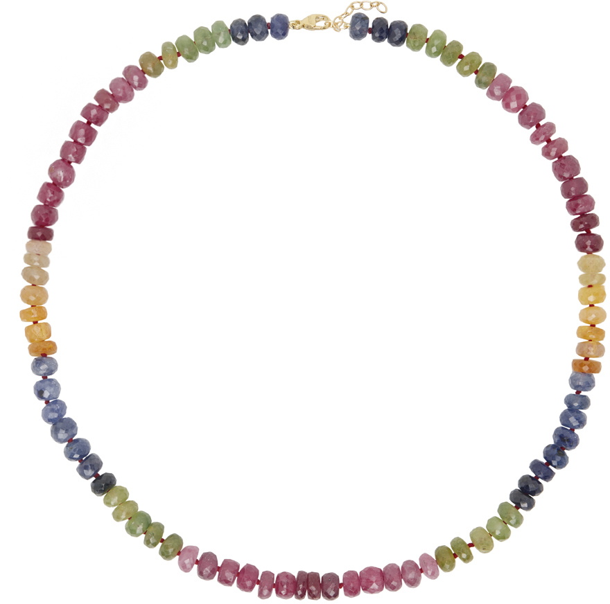 JIA JIA Multicolor Arizona Jumbo Light Rainbow Sapphire Necklace