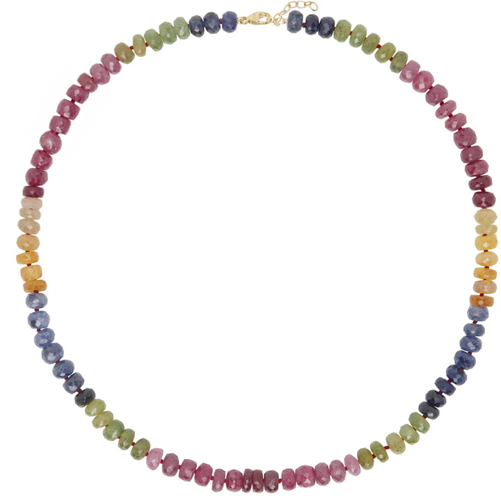 Photo: JIA JIA Multicolor Arizona Jumbo Light Rainbow Sapphire Necklace