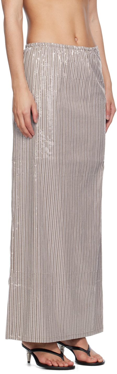 Saks Potts Brown Livia Maxi Skirt