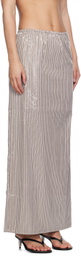 Saks Potts Brown Livia Maxi Skirt