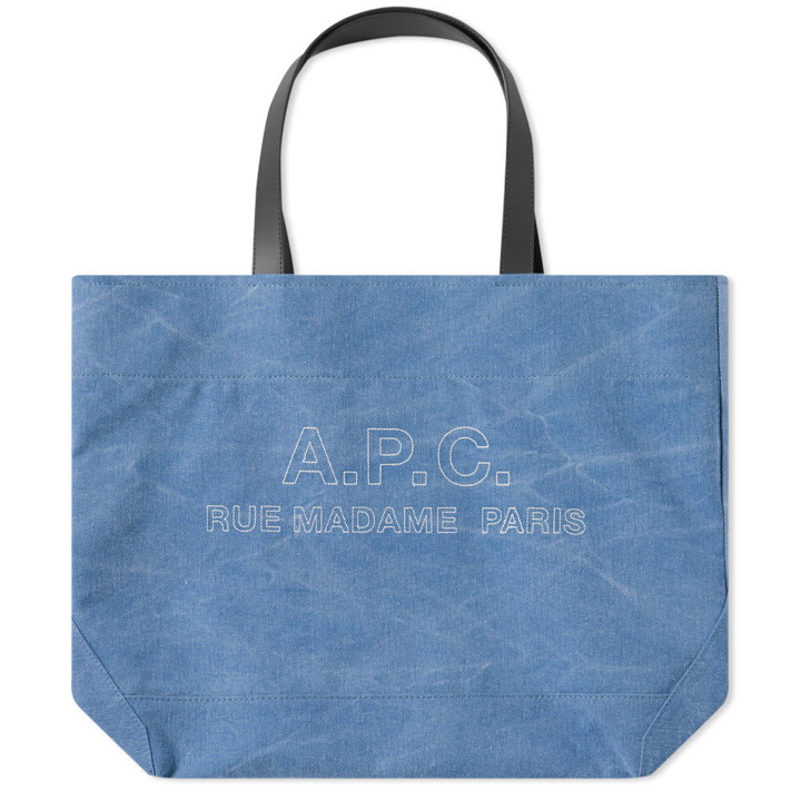 Photo: A.P.C. Igor Stitch Tote Logo Bag