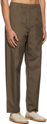 Lemaire SSENSE Exclusive Brown Pyjama Trousers