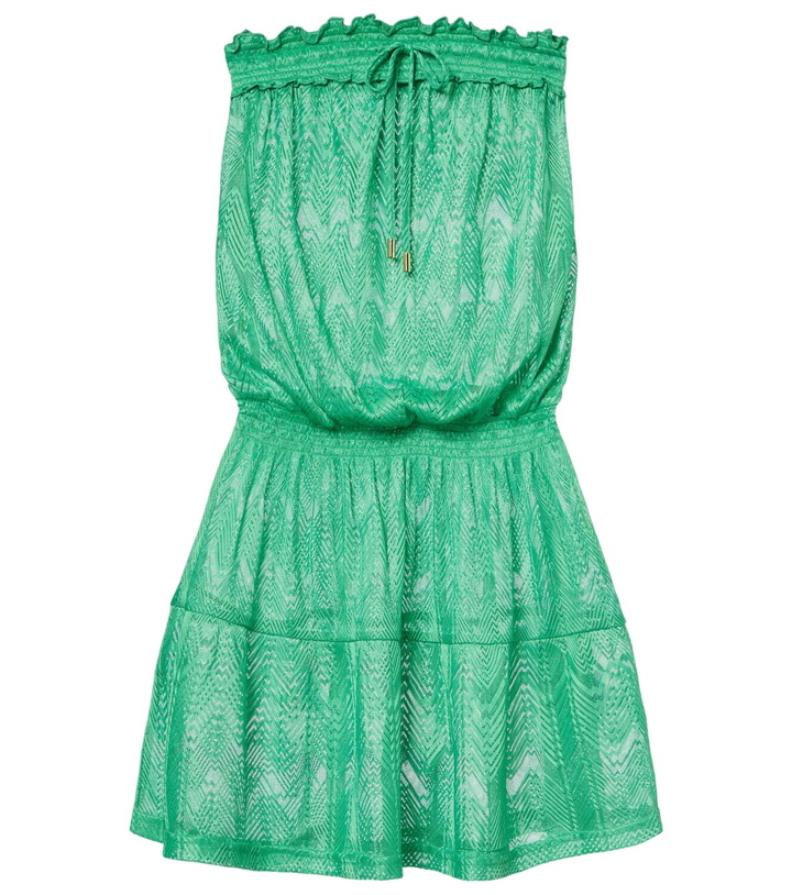 Photo: Melissa Odabash Isla strapless minidress