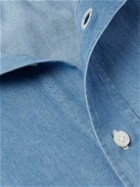 Rubinacci - Cotton-Chambray Shirt - Blue
