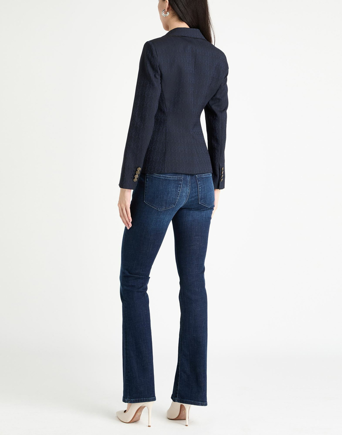 Etro Womens Blazer in Navy
