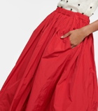 REDValentino Taffeta midi skirt