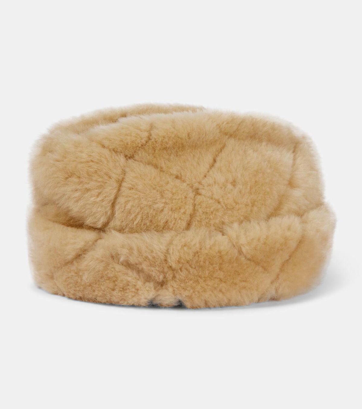 Loro Piana Maggie quilted shearling hat