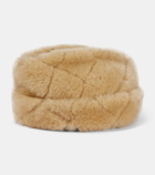 Loro Piana Maggie quilted shearling hat