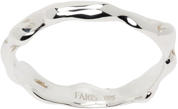 Photo: FARIS Silver Lava Band Ring