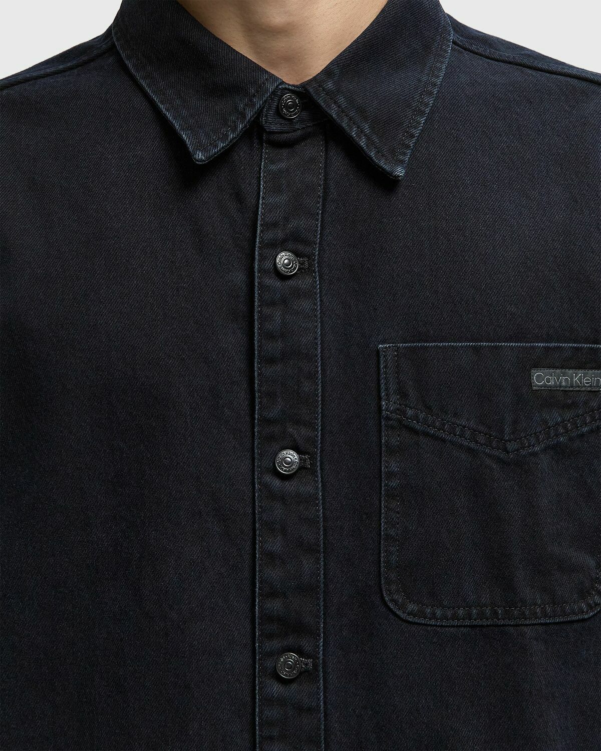Calvin Klein Jeans BLUE BLACK STONE 90S OVERSHIRT Blue Men
