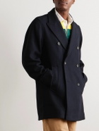 Oliver Spencer - Albion Double-Breasted Felt Coat - Blue
