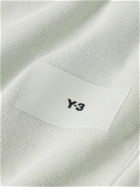 Y-3 - Tapered Logo-Appliquéd Organic Cotton-Jersey Sweatpants - Gray