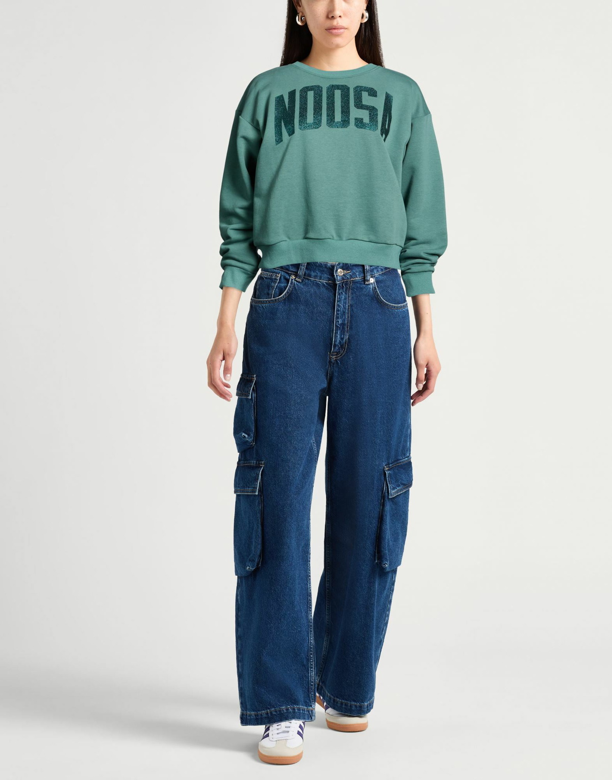 Shoe Womens Sweatshirt in Sage green