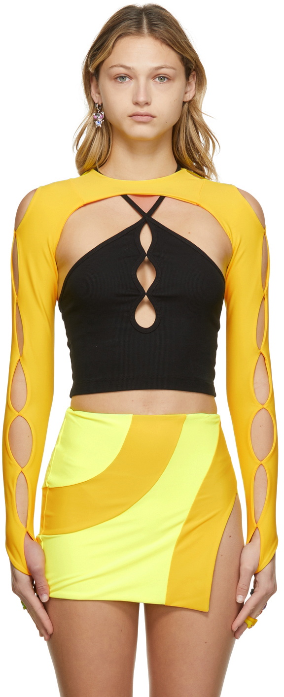 Photo: Marshall Columbia SSENSE Exclusive Nylon Cut-Out Sleeves T-Shirt