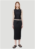 Basics Pleated Skirt in Black