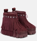 Goldbergh Vergara fringed suede snow boots
