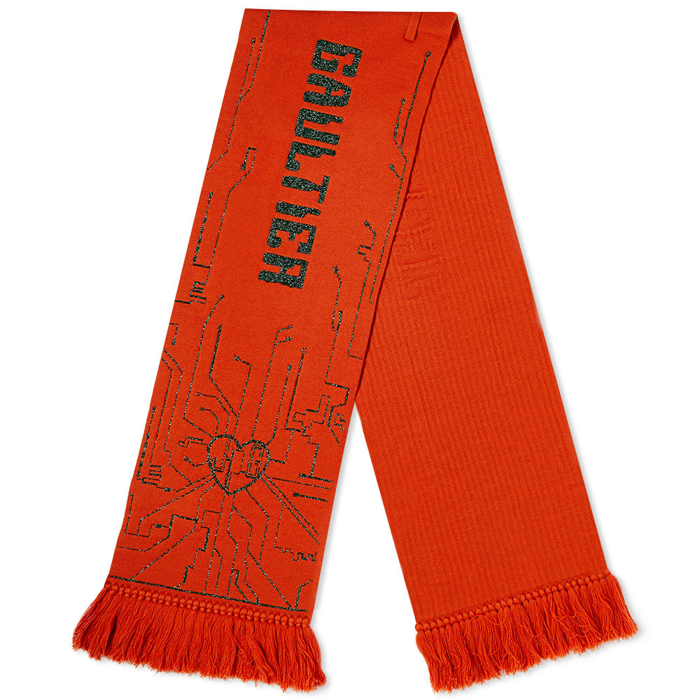 小物 Jean Paul GAULTIER HOMME - scarf Jean Paul Gaultier Homme F/W 1996 op art print scarf — JAMES