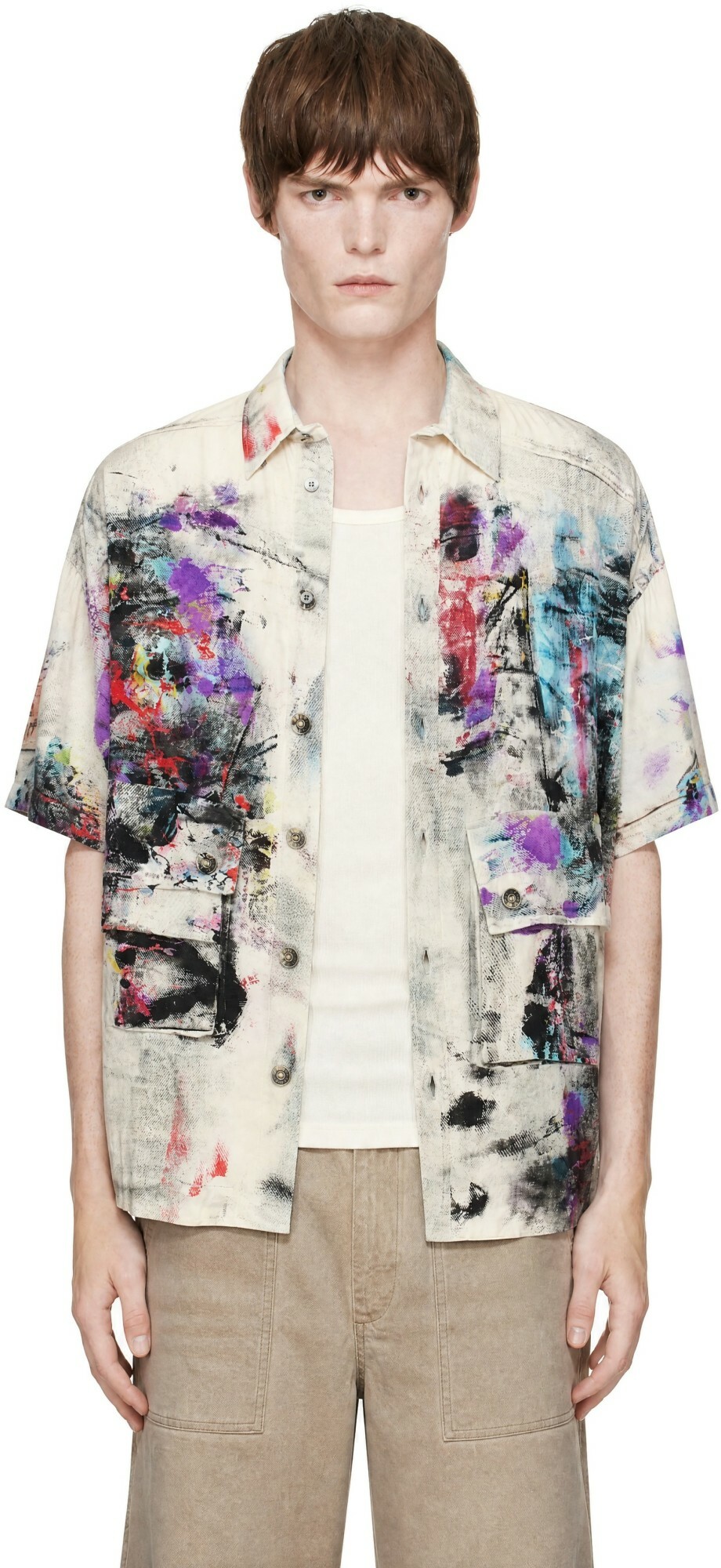 Acne Studios Multicolor Printed Shirt