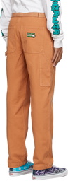 Brain Dead Orange Hardware Soft Wear Carpenter Trousers