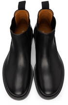 Valentino Garavani Black Roman Stud Chelsea Boots