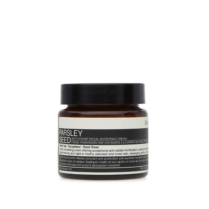 Photo: Aesop Parsley Seed Anti-Oxidant Facial Cream