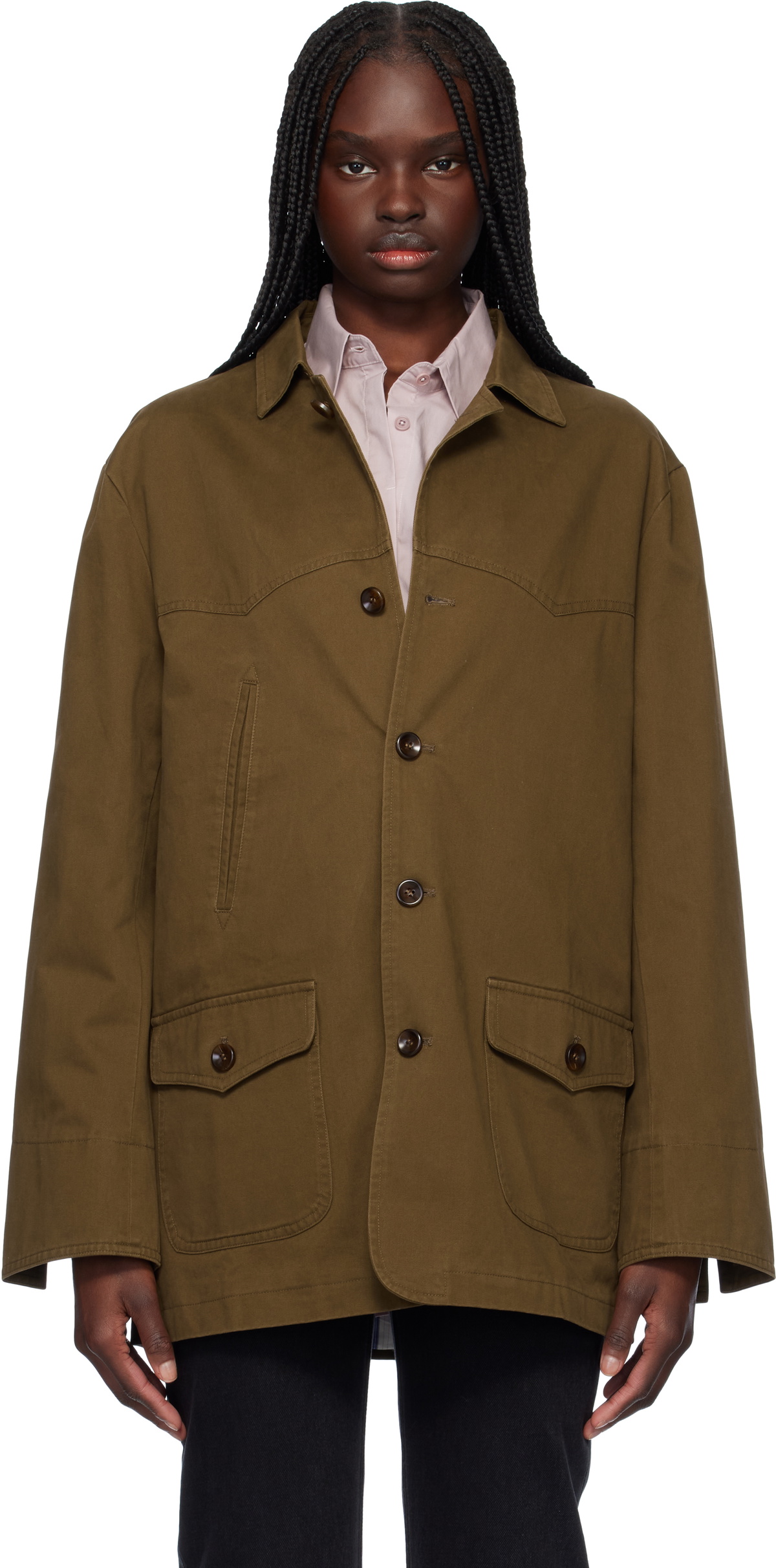Carter Young Khaki Chicago Chore Jacket