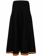 GABRIELA HEARST - Mira Mid Rise Wool Knit Midi Skirt