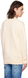 Stella McCartney Off-White Embroidered Sweater