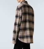 Calvin Klein Collection Tyson checked cotton shirt