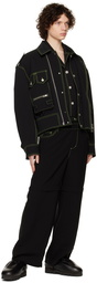 Feng Chen Wang Black Convertible Trousers