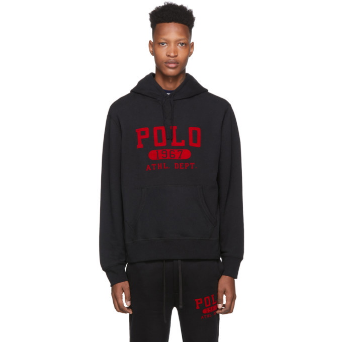 Photo: Polo Ralph Lauren Black Vintage Fleece Hoodie