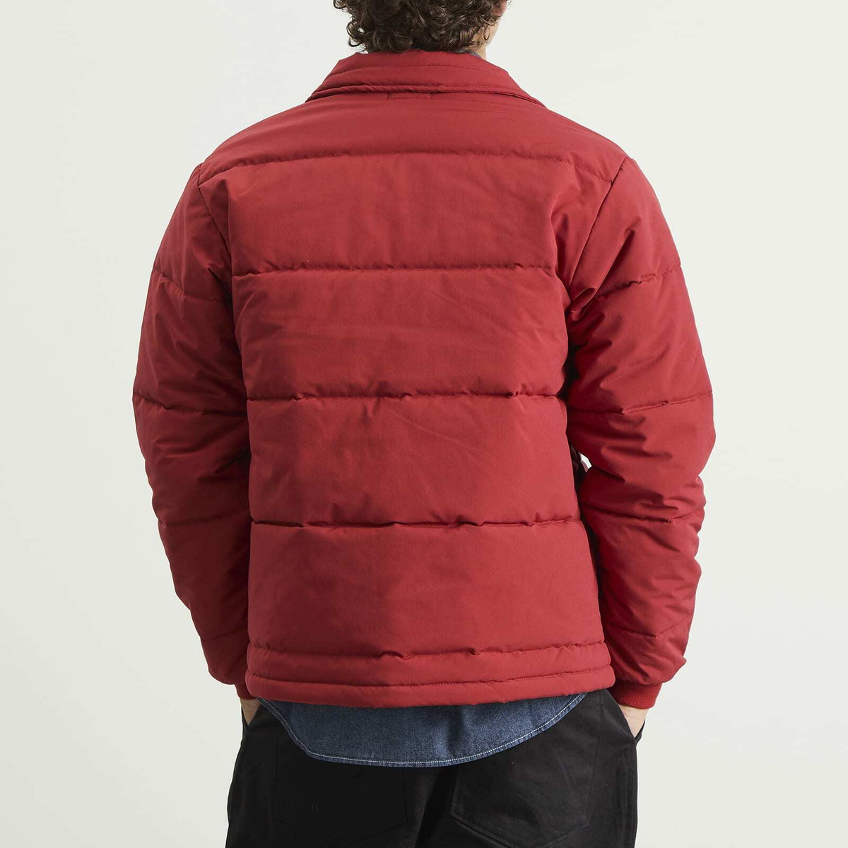 Dubbleware Men's Grain Jacket in Burgundy
