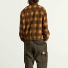 Butter Goods Men's Jive Cord Jacket in Mustard Plaid