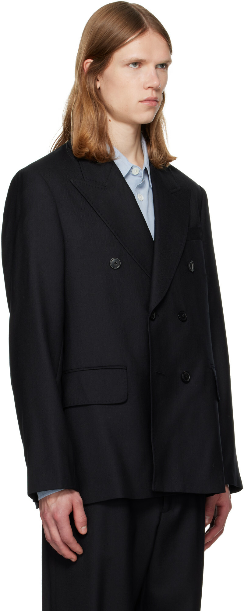 OUR LEGACY Black Unconstructed DB Blazer